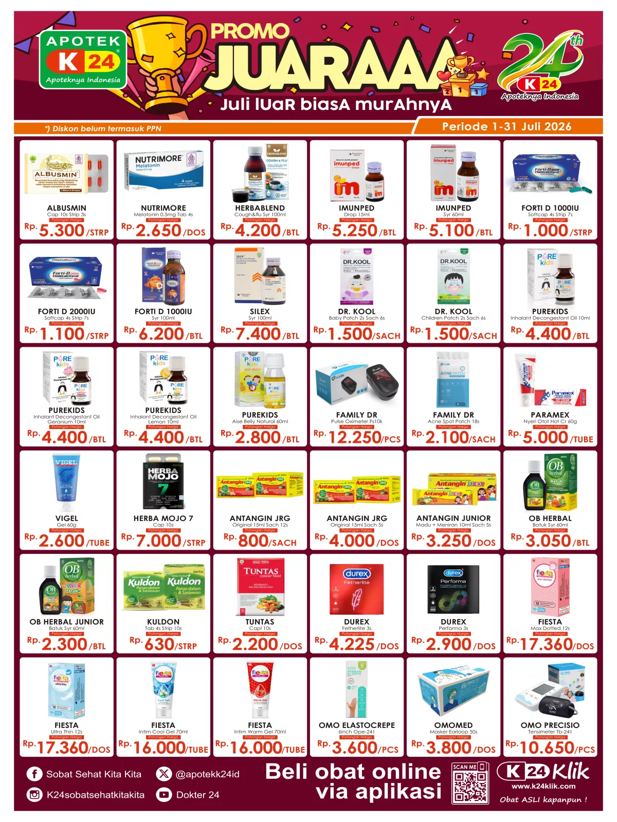 Promo Juli 2026
